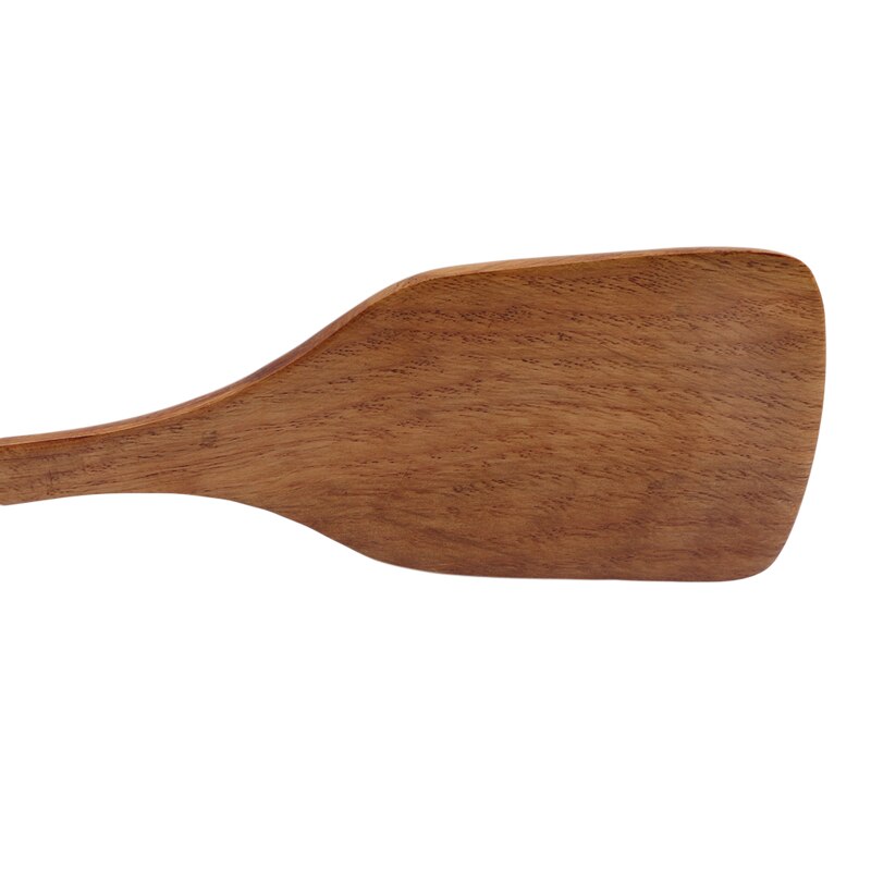 Natural Healthy Wood Long Handle Wok Spatula Nonstick Restaurant Hotel Kitchen Cooking Wood Shovel Tools