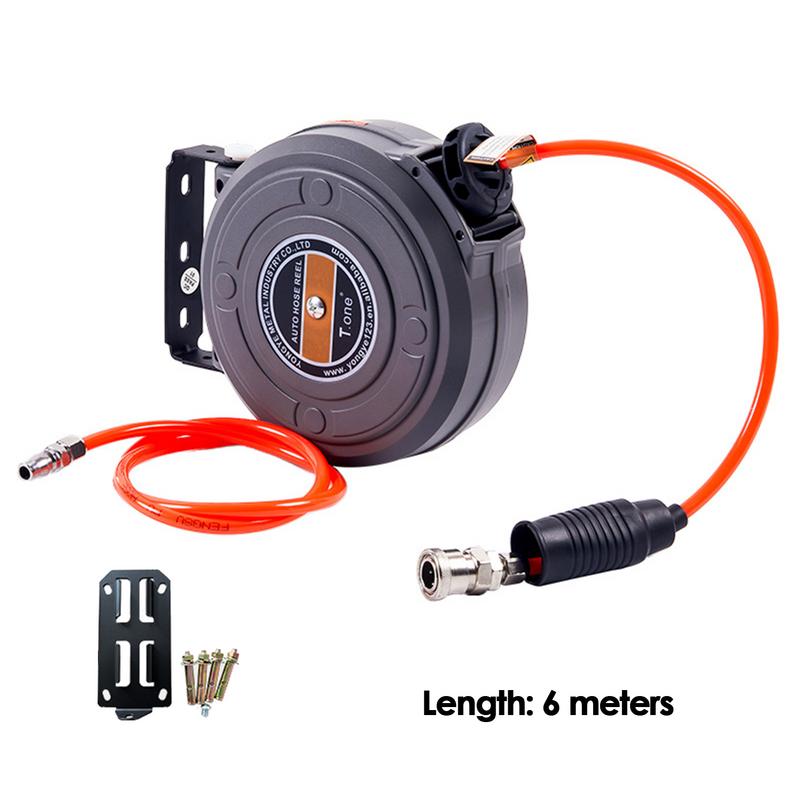 Hageslangetrommel veggmontert slangetrommel kraftig vannslangetrommel for utendørs bruk hageslangeholder frostvæske og uv
