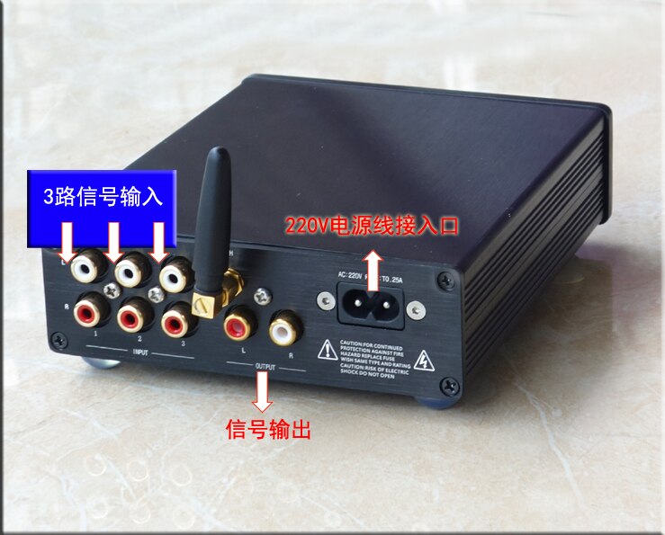 WEILIANG AUDIO F3 PGA2310/2311 telecomando preamplificatore + bluetooth 4.2