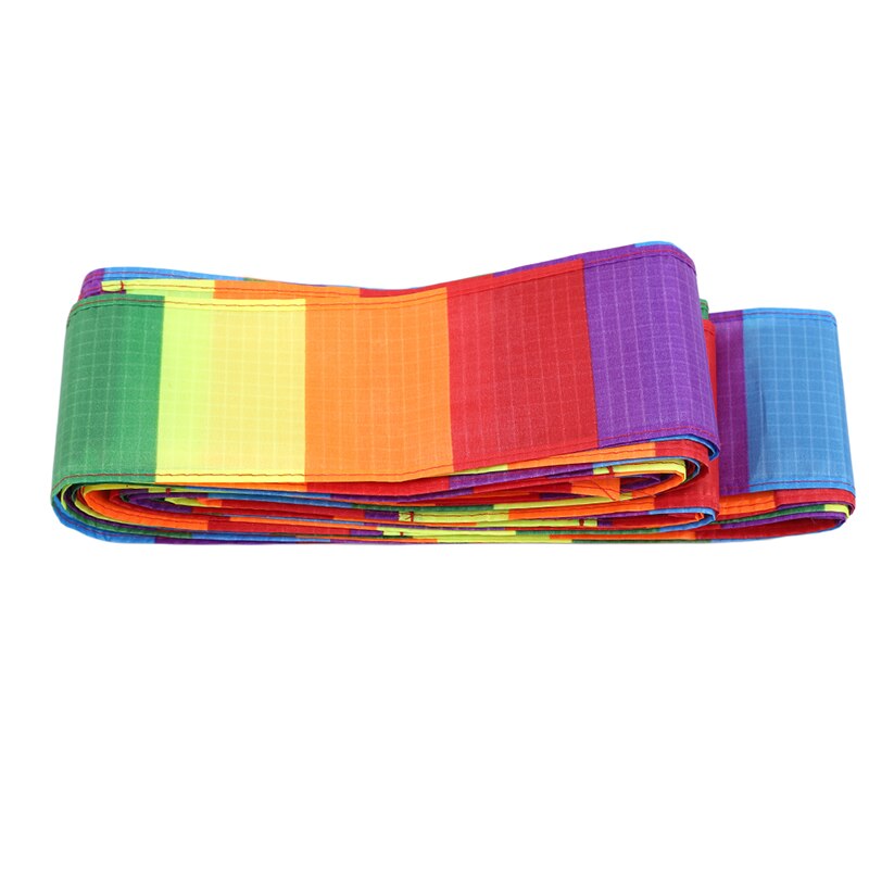 10 meter regenboog vliegerstaart voor deltavlieger stuntvlieger kindervlieger accessoires speelgoed kleurrijk kinderspeelgoed buitensporten