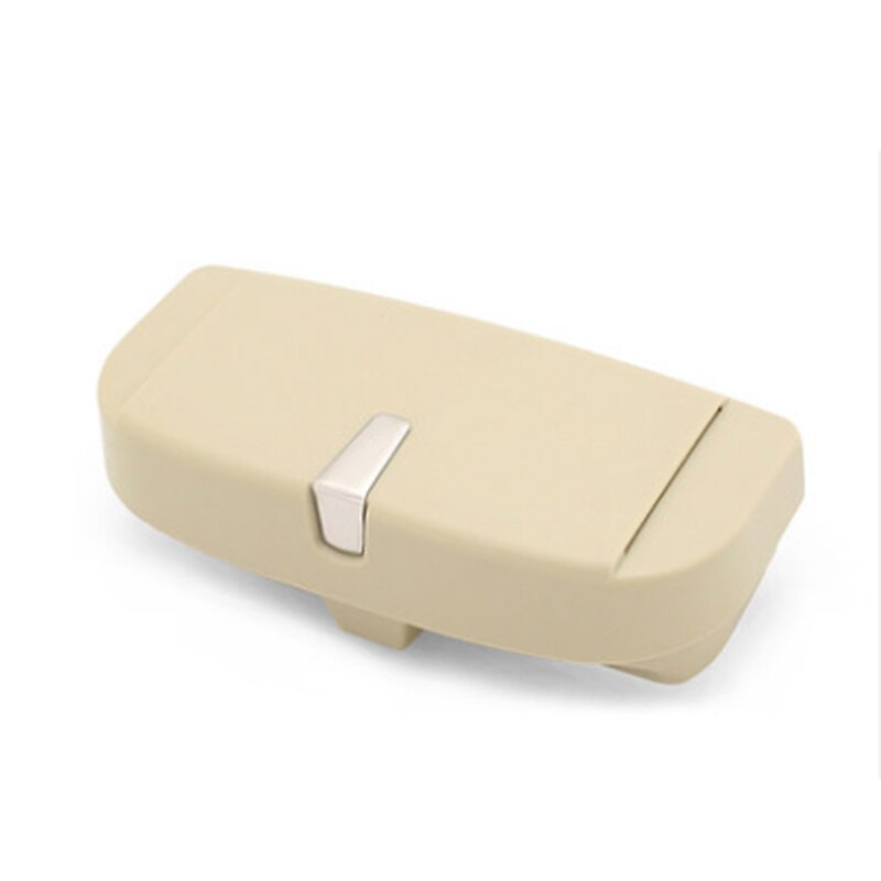 Estuche organizador para gafas de coche, estuche organizador para gafas de sol, bolsillos de almacenamiento para SsangYong Actyon Turismo Rodius Rexton Korando Kyron Musso Sports: Beige