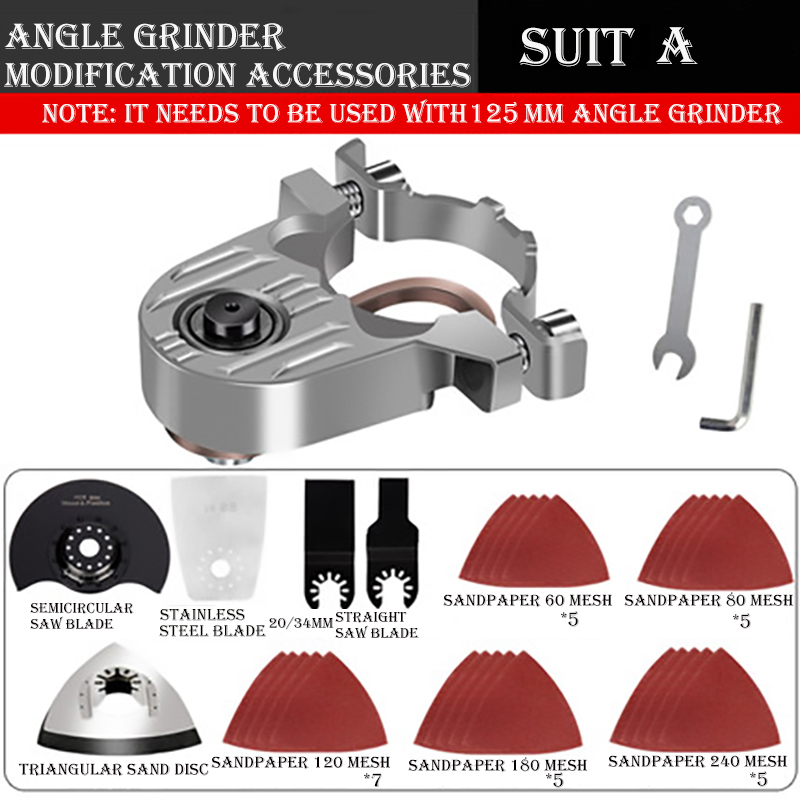 Piccoli accessori per la modifica dell'adattatore per smerigliatrice angolare elettrica supporto per smerigliatrici elettroutensili Ushm 125mm regolazione della macchina 230mm: M14 Suit A