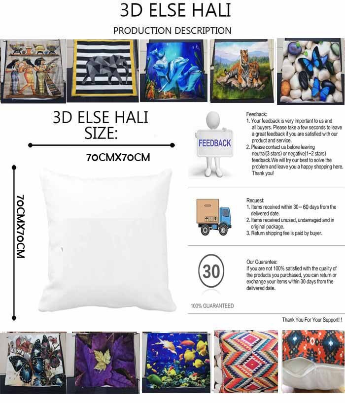 Anders Bruin Geel Anatolia Etnische Antieke Turkse 3d Print Sofa Grote Kussen Case Floor Kussenhoezen Verborgen Rits 70X70 Cm