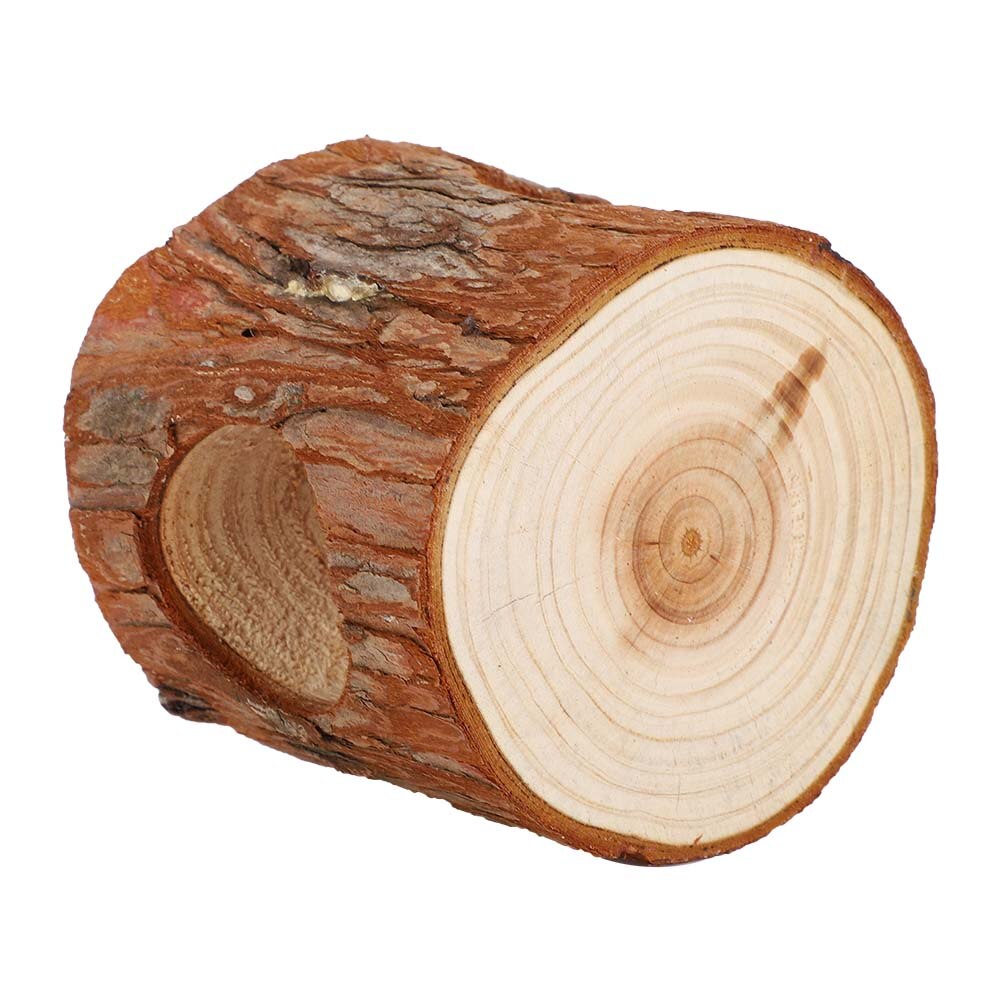 Huisdier Hamster Tunnel Huisdier Tunnel Houten Hamster Tunnel Chew Speelgoed Boom Gat Gerbils Spelen Rest Oefening Tube Accessoire Kleine Huisdier tun