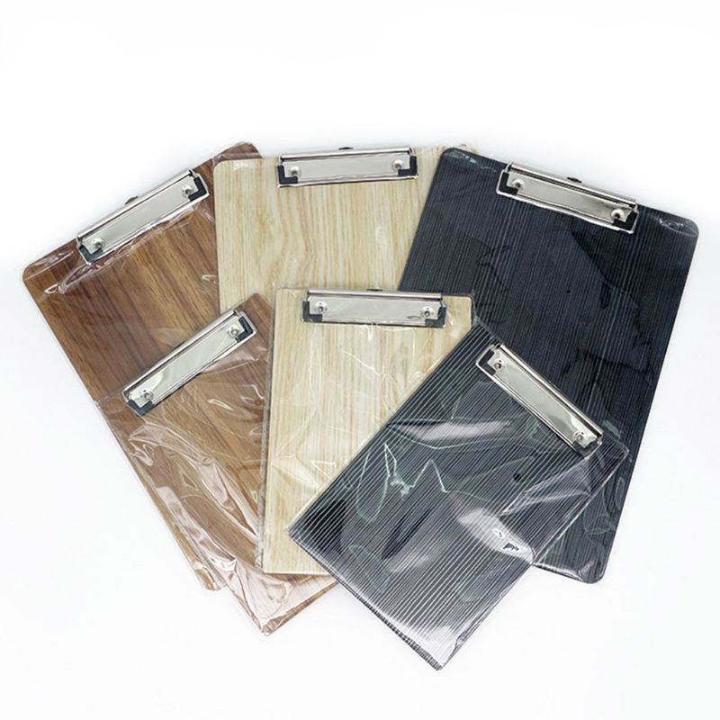Portable A4 A5 Wooden Writing Clipboard File Hardboard Document Holder Office School Stationery
