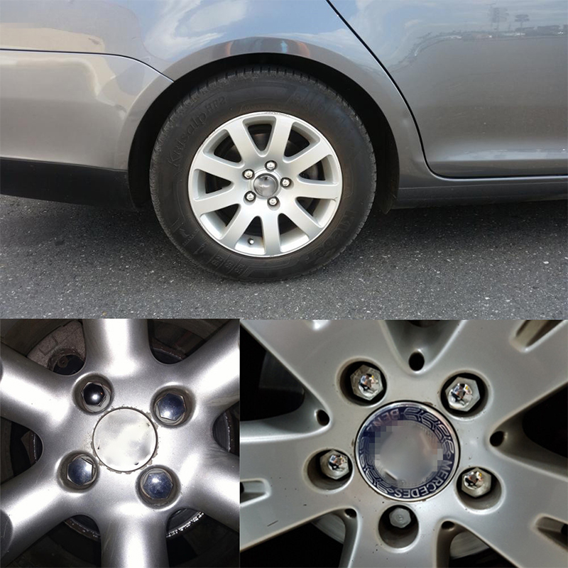 20 kpl/setti auton pyöränkapselin navan mutteripultin suojukset suojus pyörän rengaskapseli renkaan pölytiivis koristekorkki autotarvikkeet 17/19/21mm