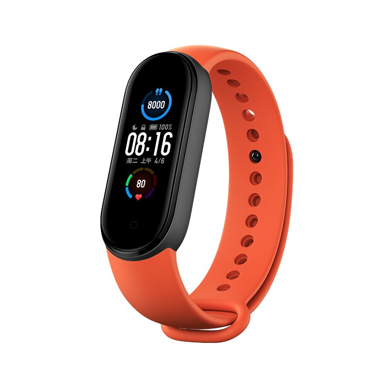 Originele Xiaomi Band 5/Band 5 Nfc Vervangende Polsband/Horloge/Riem Voor Mannen En Vrouwen/tpu Materiaal/Aluminium Knop