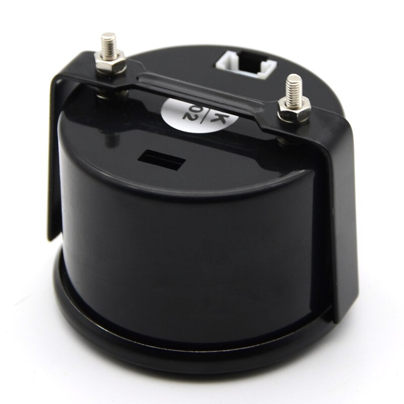 DRAGON GAUGE 52MM Water Temp Gauge Digital Red led Black Case Fahrenheit Temperature