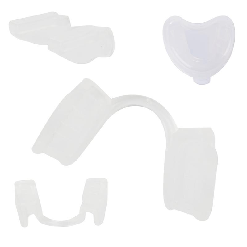 Mouth Guard Tanden Protector Kook Bite Gum Shield Alle Sport Boksen Voetbal Rugby Hockey Sport Veiligheid Mond Guard Accessoires: White