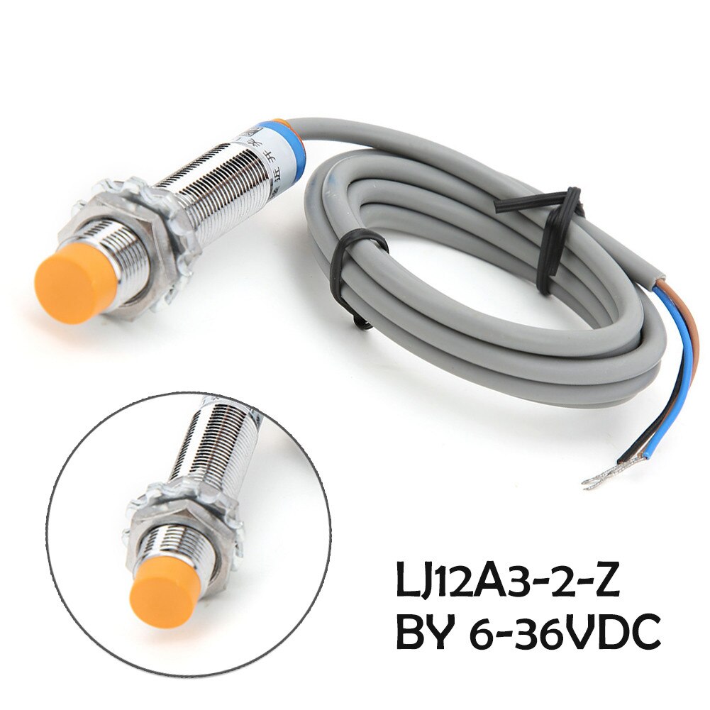 Se encuentra muy interruptor Sensor de M12 PNP NO Interruptor de Sensor de proximidad inductivo DC6-36 VDC LJ12A3-2-Z/por 12MM componentes activos sensores