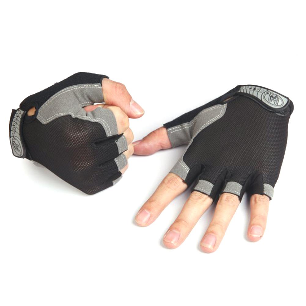 Zomer Stijl Hoge Elastische Ademende Half vingers Outdoor Sport Handschoenen Rijhandschoenen slijtvaste Non- slip