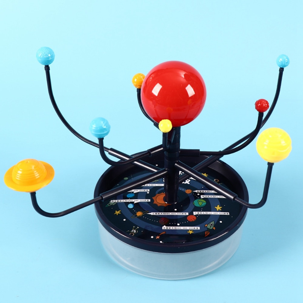 Planetarium solsystem otte planeter ni planet model legetøj diy samling af himmelske styringsinstrumenter geografi
