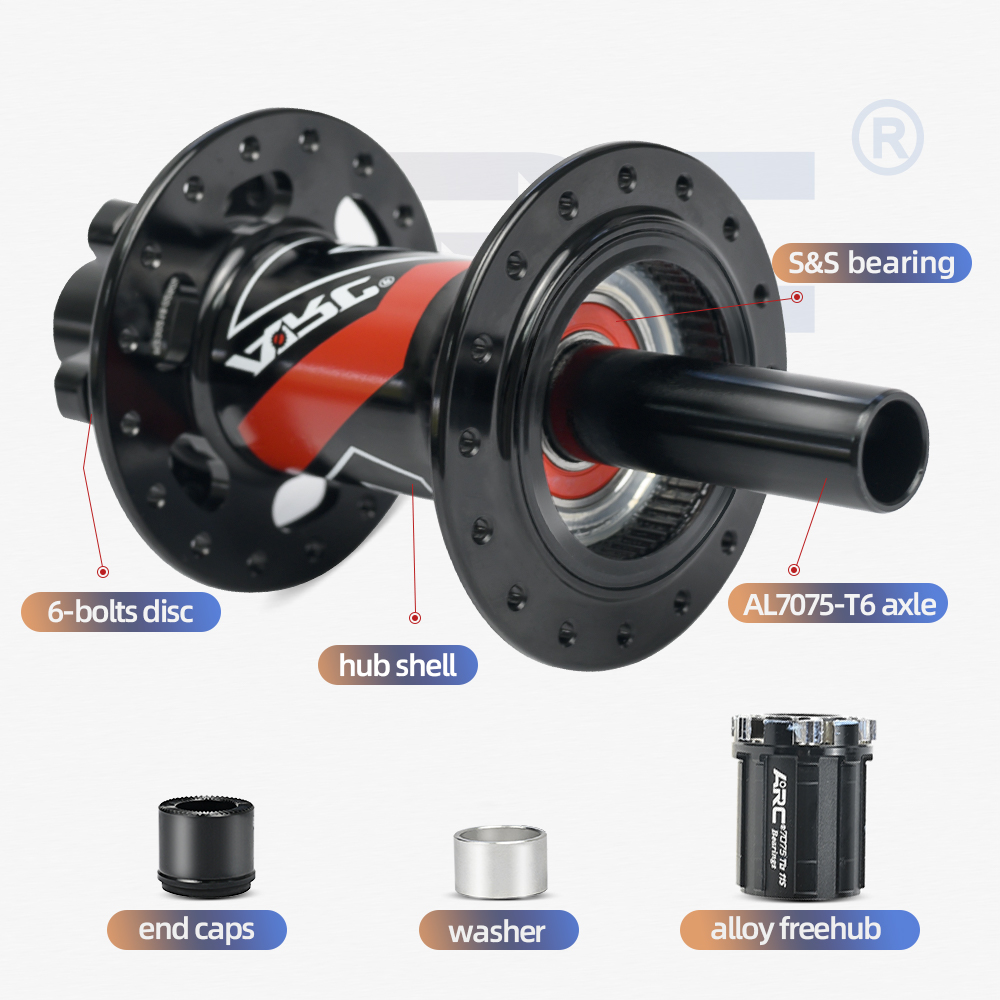 ARC Boost Hub 4 rodamientos MTB Hub 6 trinquetes 3 dientes 15x110 12x148 para Micro Spline 12S HG 8 9 10 11 12 Sram XD 12S buje de bicicleta