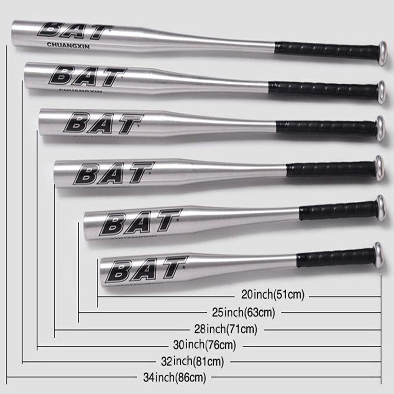 Neue Aluminium Legierung Baseball Bat der Bit Softball Fledermäuse 20 "25" 28 "30" 32" 34 "zoll