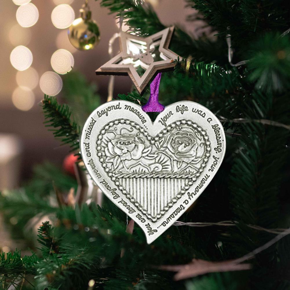 Vrolijk Kerstfeest Ornament Als Iemand Je Liefde Wordt Een Geheugen Ornament Speciale Sokken Filler Hartvormige Mooie Verschijning