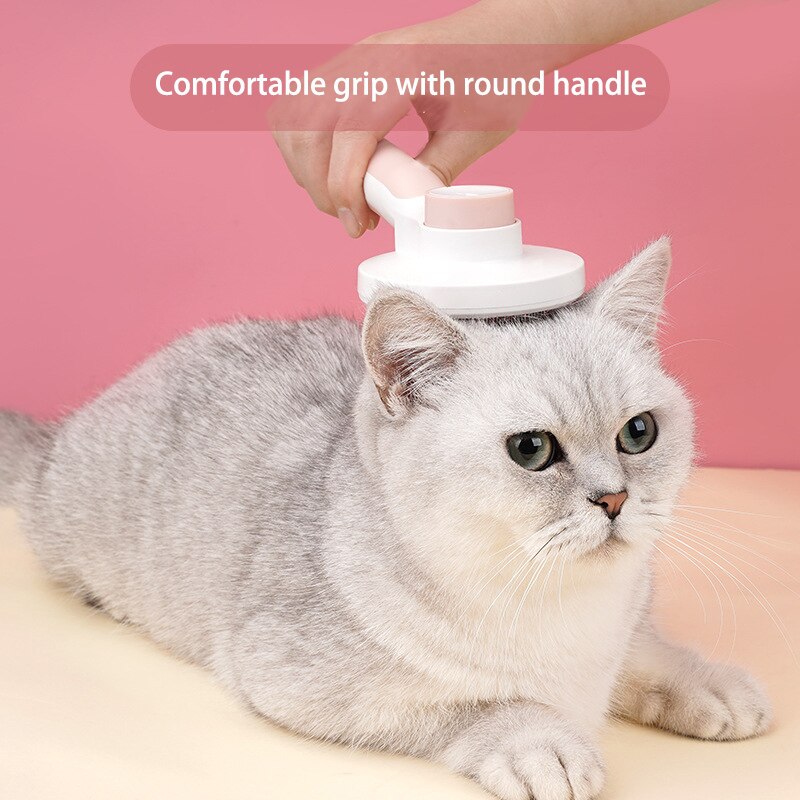 Kat Borstel Hond Kam Haar Verwijderen Huisdier Haar Kam Zelfreinigende Slicker Brush Voor Katten Honden Verwijdert Tangled Hair Beauty producten