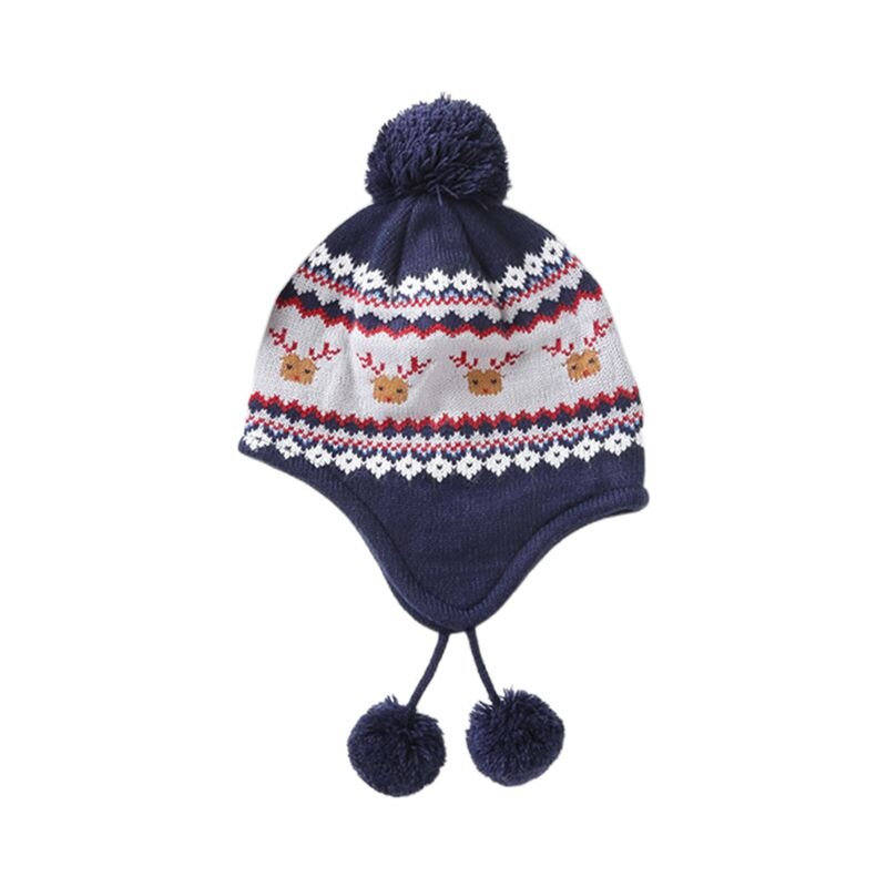Enfants bébé hiver noël renne pompon oreillette – Grandado