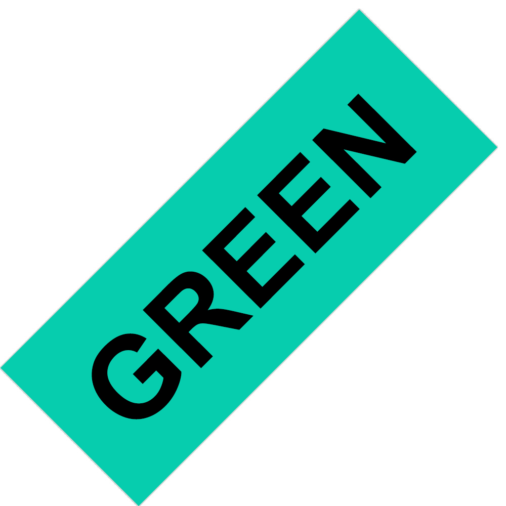 Labelife 1 Pack TZe-251 24mm TZe-151 TZe-651 TZe-354 Etikett Band Kompatibel für Bruder Etikettierer Laminiert Band für Etikett Hersteller: Schwarz an Grün