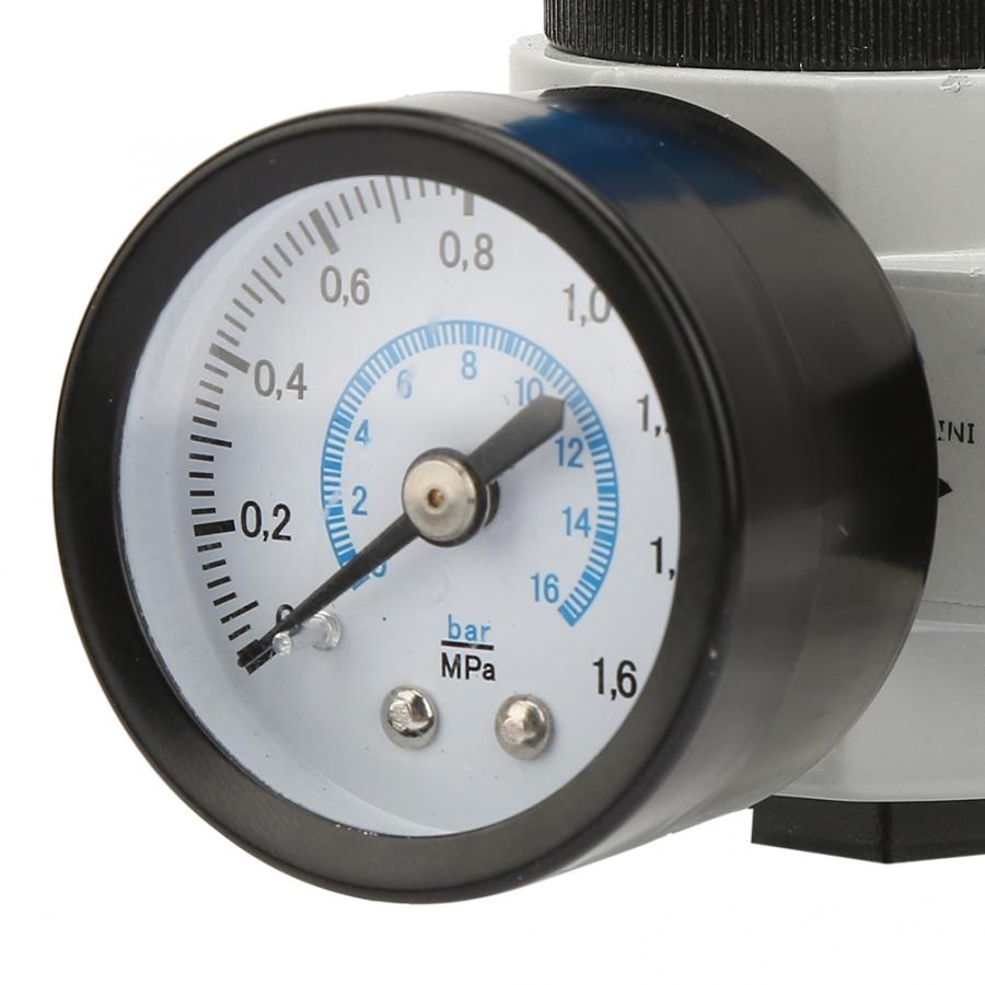 thumbnail image 2 of 1/4 Inch Mini Air Compressor Regulator With Gauge – All Tool Depot R152NG3 2 of 5