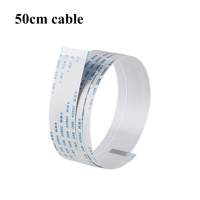 Raspberry Pi Camera Cable 15Pin FFC Cable 15cm/30cm/50cm/100cm/200cm Ribbon Flex Extension Cable for Raspberry Pi 4B 3B+ 3B 2B+: 50cm cable