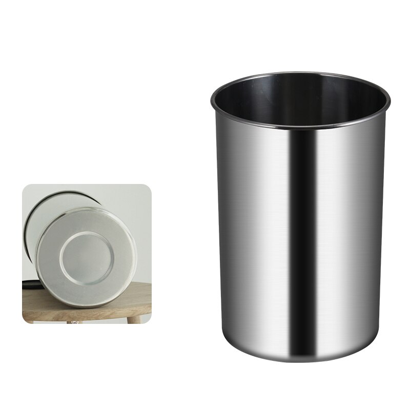 Stainless Steel Flush Recessed Built-in Balance Swing Flap Lid Cover Trash Bin Garbage Can Kitchen Counter Top: 20x40