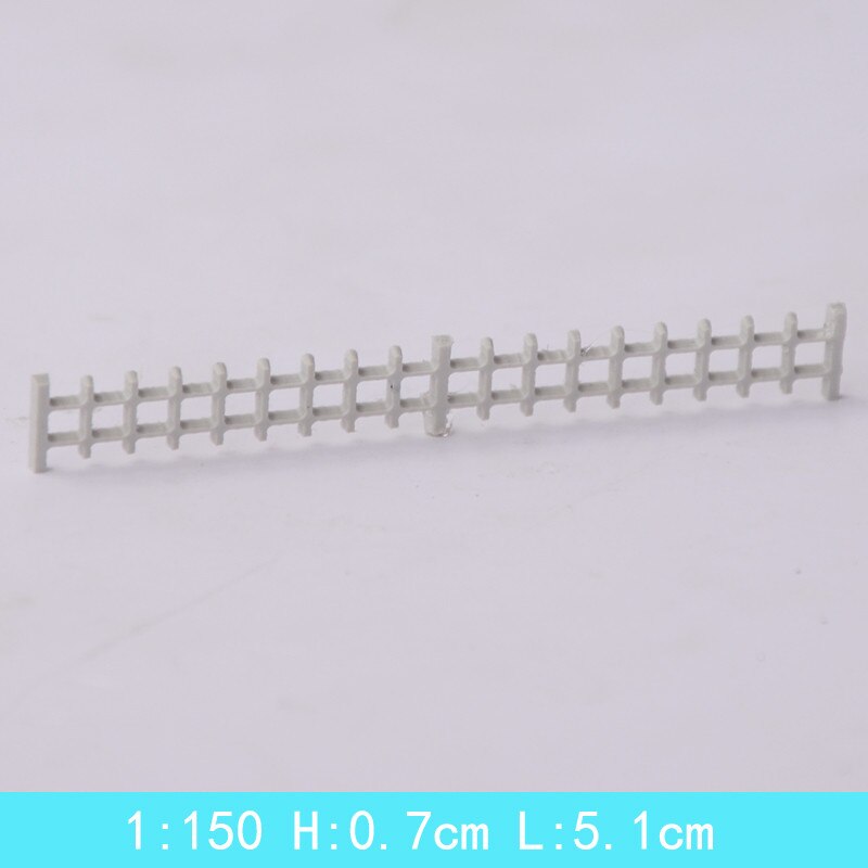 10 pz/lotto 1/50-1/200 Bilancia Modello Mini FAI DA TE Building All'aperto In Plastica Abs Bianco Modello di Recinzione Per La Costruzione di Desgin: 10pcs 150scale