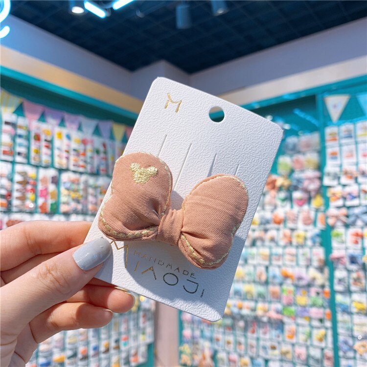 Babymeisjes haarspelden mooie borduurwerk haarspeldjes kinderhaaraccessoires set bb clip kinderspeldjes kinderhaarspeldjes haarspelden