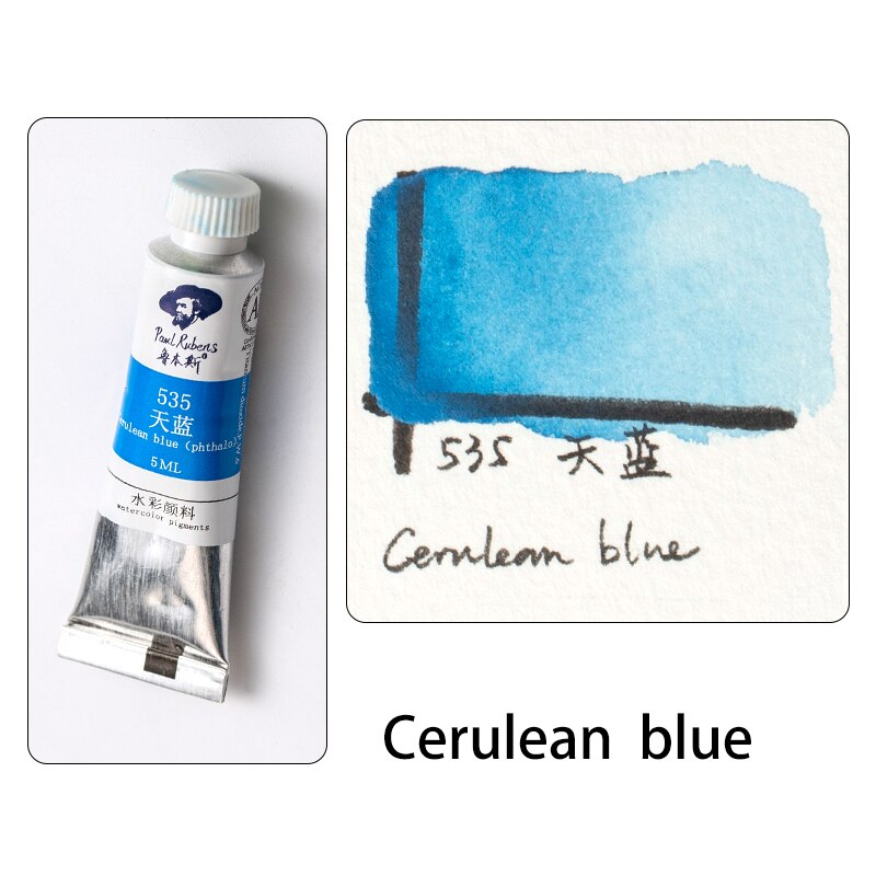 Offizielle Paul Rubens 5ml Aquarell Farben Rohre Caroline Serie 20 farben Pigment für Anfänger Student Kunst lieferant: 535