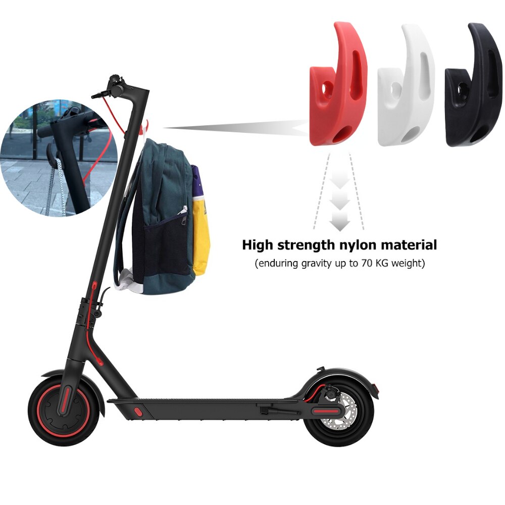 Elektrische Scooter Voor Haken Hanger Voor M365 Pro Scooter Zakken Grips Nylon Helm Klauw Scooter Grip Handvat Haak Accessoires