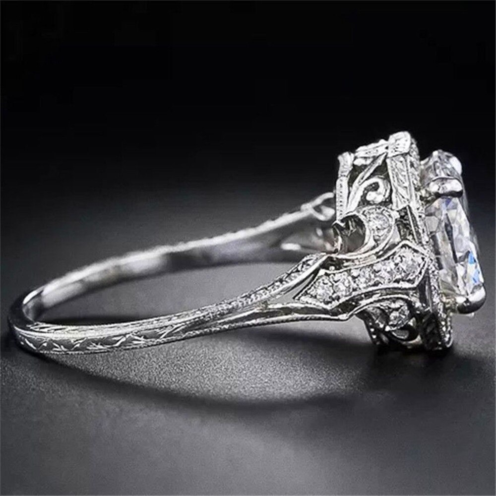 FDLK Glamour zircone dames anneau fête bijoux de accessoires classiques fiançailles bague de mariage amant