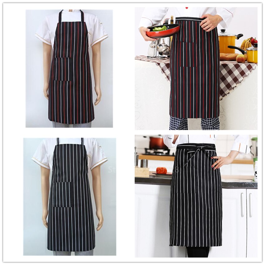 Unisex Adult Restaurant Apron Kitchen Work Wear Men Food Service Oil-Proof Cooking Waiter Cafe BBQ Hairdresser Uniform Accessory