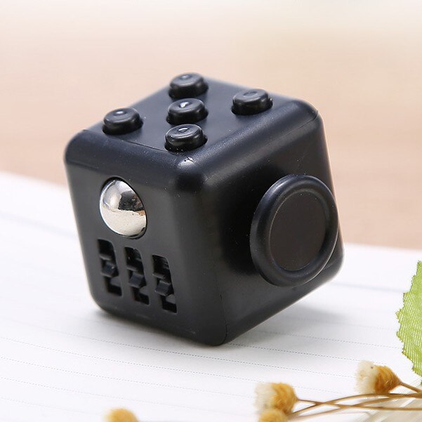 Finger Fidget Toy Anxiety Stress Relief Dice Sensory Toy For Adult / Kids Decompression Adhd Special Needs Autism Toy With Box: M