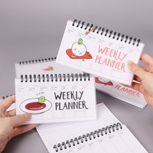 Weekly Day Plan Time Of Organizer Daily Diary Daily Notebook Spiral Coil Notebook Office School Supplies Size 16 x9Cm
