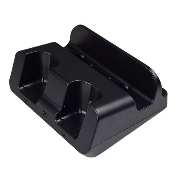 Wii u lader, wii ladestasjon wii dock stativ for wii fjernkontroll og wii u gamepad , 2 stk 2800 mah batterier og ladekabel -b