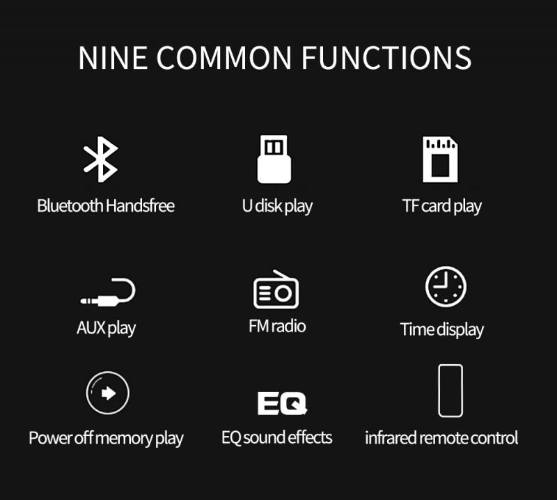 SWM 8013 Car Bluetooth Radio MP3 Player Stereo USB/AUX Classic Stereo Audio FM Autoradio Auto Radio Player Multimedia Player