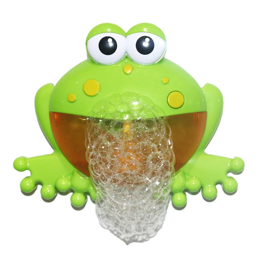 Children Frog Crab Bubble Machine Music Bubble Bath Shower Companion Electric Bubble Machine Toy