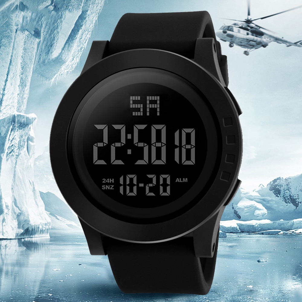 Brand Digital Wristwatch Men Relog Digital Resistant Watch 30m Waterproof Casual Sport Wrist Watch Relogio Masculino
