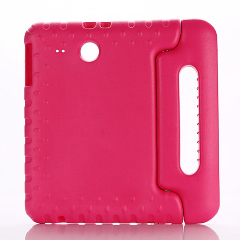 For Samsung Tab E 9.6 Case Kids Children Silicone Cover for Samsung Galaxy Tab E 9.6" SM-T560 T561 Shockproof EVA Tablet Case: rose red