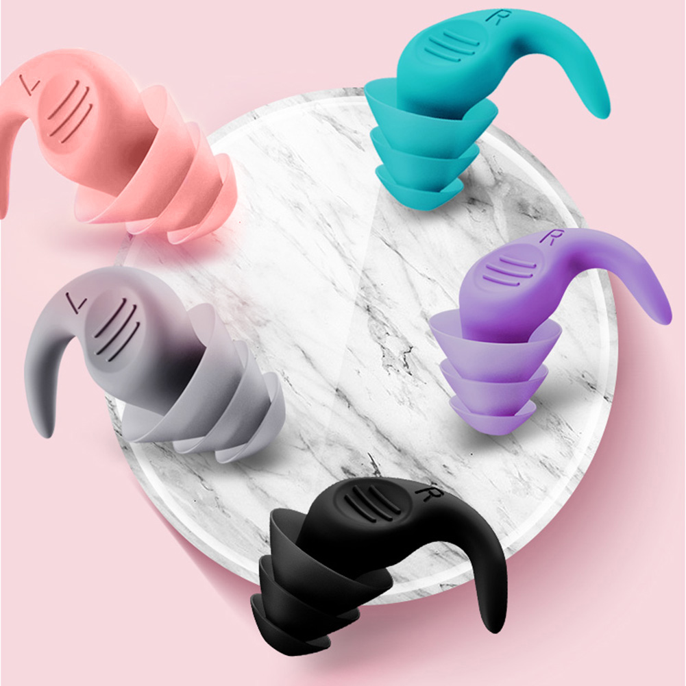 1 Paar Ohrstöpsel zum Schwimmen, Ergonomie, wiederverwendbar, Wassersport, Meer, Schwimmbad, Zubehör, wasserdicht, weiche Ohrstöpsel, Geräuschreduzierung