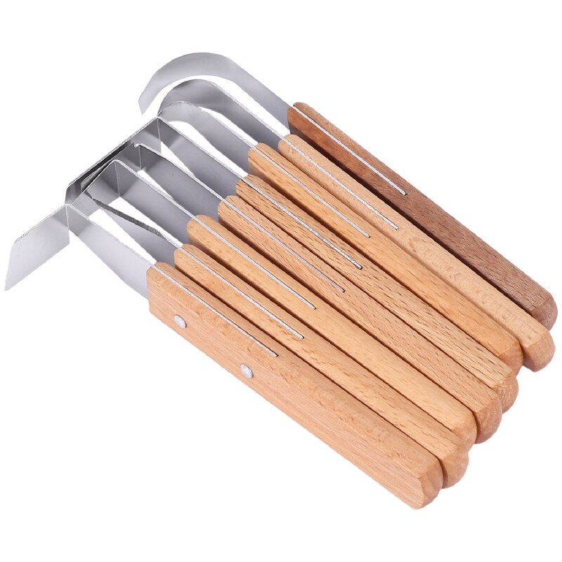 8 in 1 Wooden Handle Pottery Wheel Ceramic Tools Pottery Craft Carving Shaping Trimming Tools,Clay Sculpture Tools