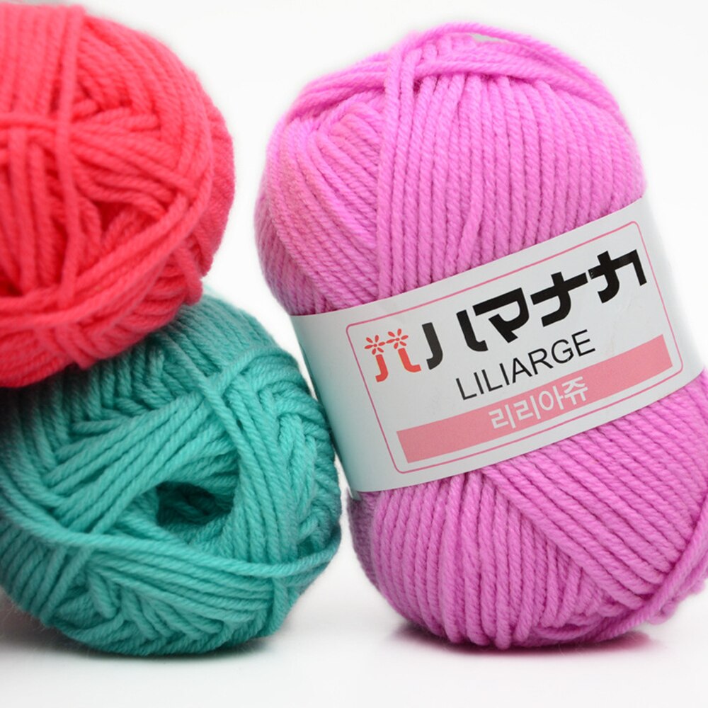 Acrylic Baby Wool Blended Yarn Apparel Sewing Yarn Hand Knitting Yarn Knit Crochet Yarn for Children DIY Knitting Supplies