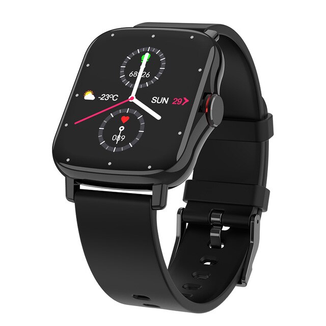 GTS 2 Smartwatch FM08 Männer Bluetooth Anruf 1,72 zoll Full Touch Fitness Tracker Blutdruck Uhr Frauen Smart Uhr VS p8: black