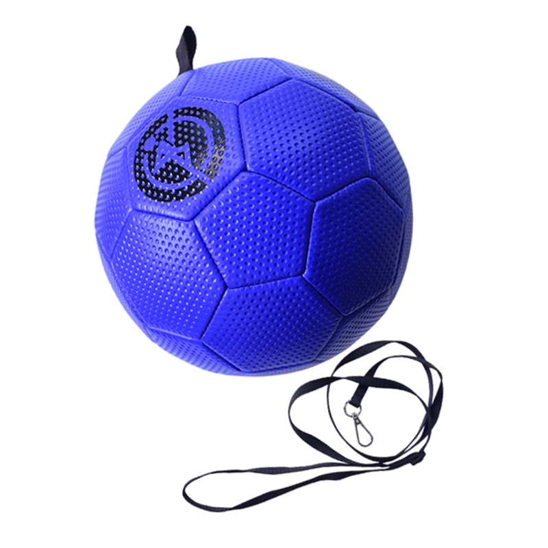 Balón de entrenamiento de fútbol N0HA, balón de fútbol inteligente juvenil con correa para malabares, Control de pie, práctica de patadas, cordón ajustable: B 3BL