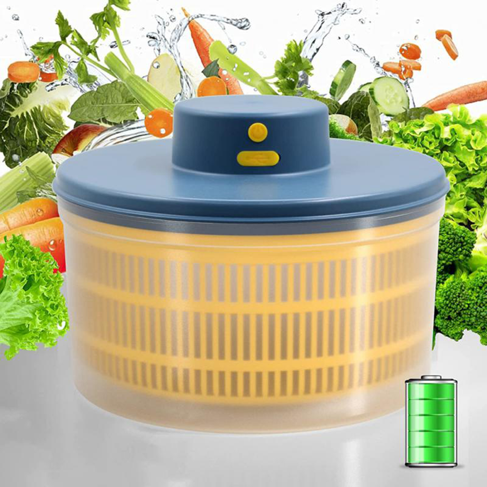 Electric Salad Spinner Fruit and Vegetable Dryer for Vegetables Fruits &amp; Vegetables Washer