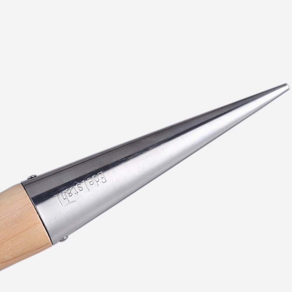 Tools Practical Hole Punch Wood Handle Plant Loosen Soil Migration Stainless Steel Cultivation Outdoor Sow Dibber Durable