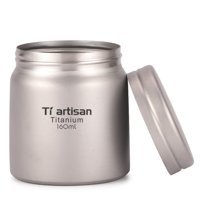 Auto all'aperto caffè zucchero tè conservazione scatola metallica sigillata cucina condimento sale pepe lattine/barattolo contenitore in titanio tazza