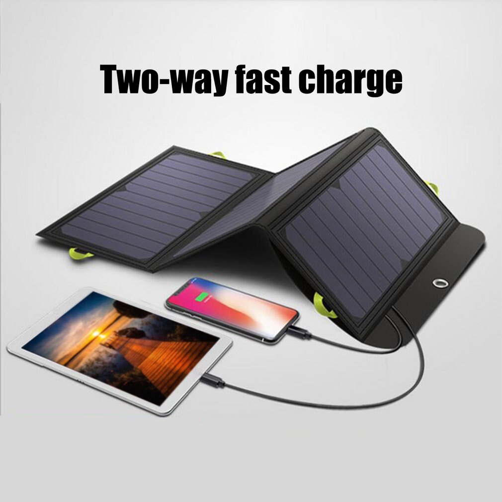 Caricatore Solare Pieghevole Ceriha 21W Con Batteria 10000mAh – Pannelli Sunpower, USB-C PD E Doppia USB, Ideale Per Campeggio E Viaggi