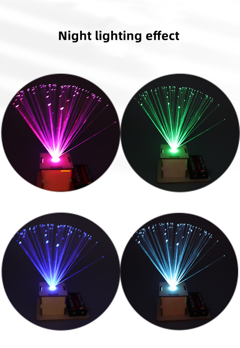 Jouets à tige lumineuse en Fiber optique de couleur, Kit d'outils expérimentaux de Science technologique, outils pédagogiques pour enfants, apprentissage et éducation, bricolage: Default Title