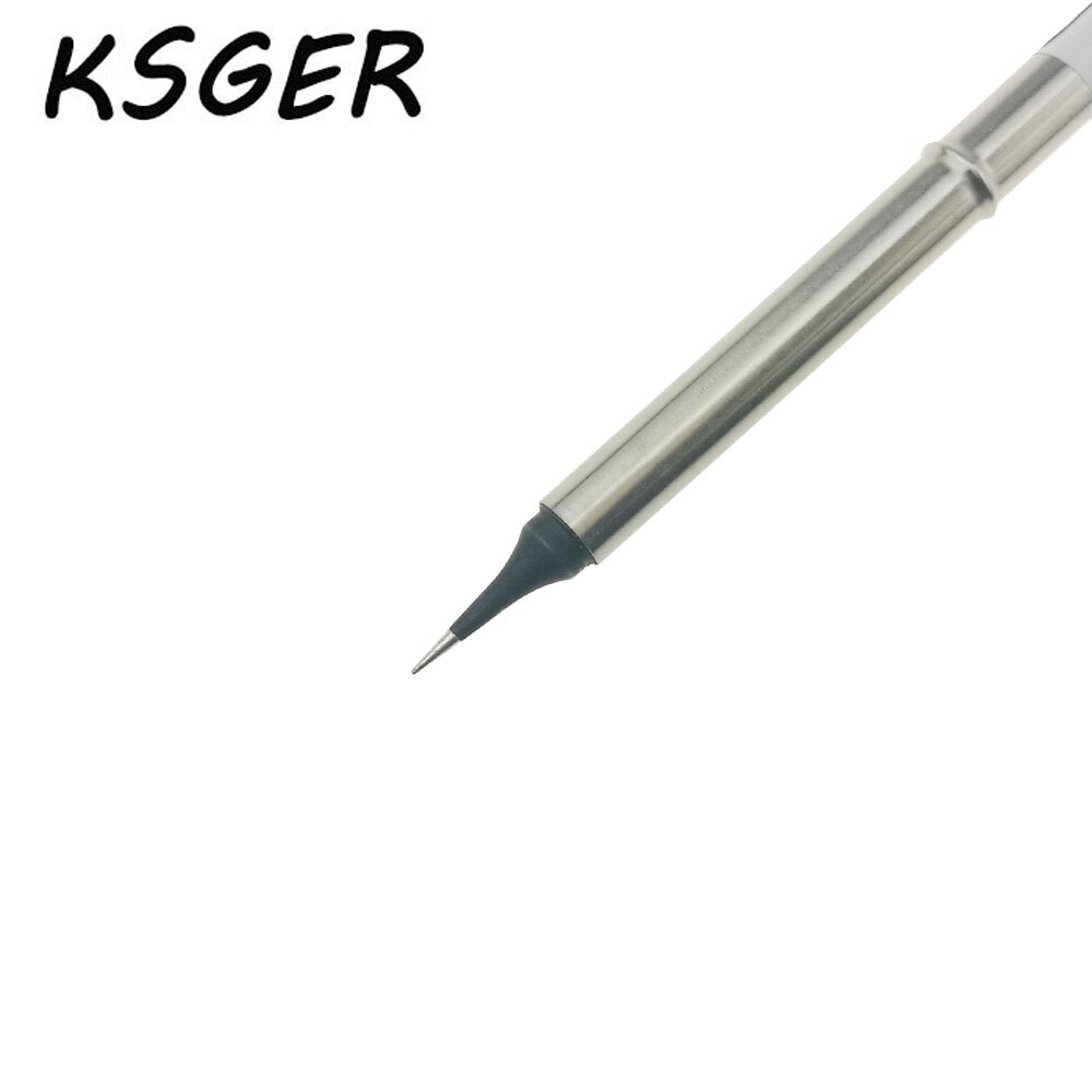 KSGER Black XA-Grade Lead-Free T12-K T12-ILS T12-J02 KU BC2 D16 D24 BL Electric Soldering Iron Tips For FX951 Soldering Station: 5pcs T12-ILS