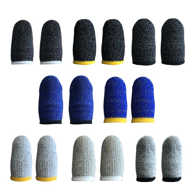 Carbon Fiber Finger Sleeves - Atmungsaktive Gaming Handschuhe für Handy/Tablet - Rutschfester Touchscreen